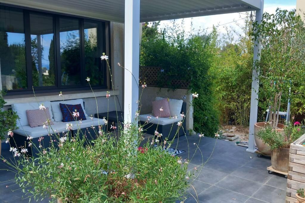 Villa Magali Grande Terrasse Vue Mer, Jardin, Proche Port La Ciotat Bagian luar foto