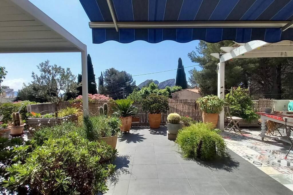 Villa Magali Grande Terrasse Vue Mer, Jardin, Proche Port La Ciotat Bagian luar foto